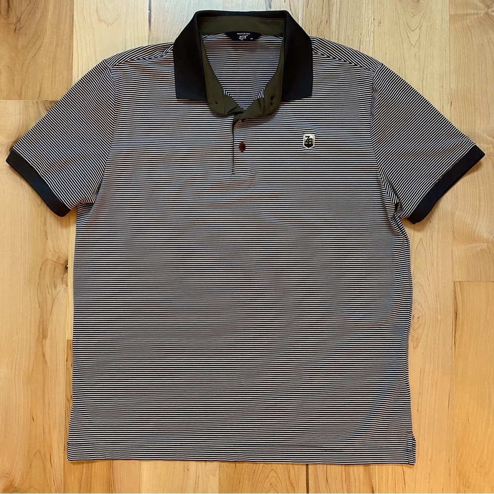 Tenue De Golf Polo Short Sleeve Stripped Shirt